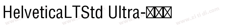 HelveticaLTStd Ultra字体转换